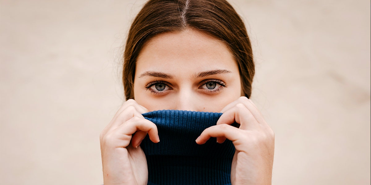 woman with turtleneck