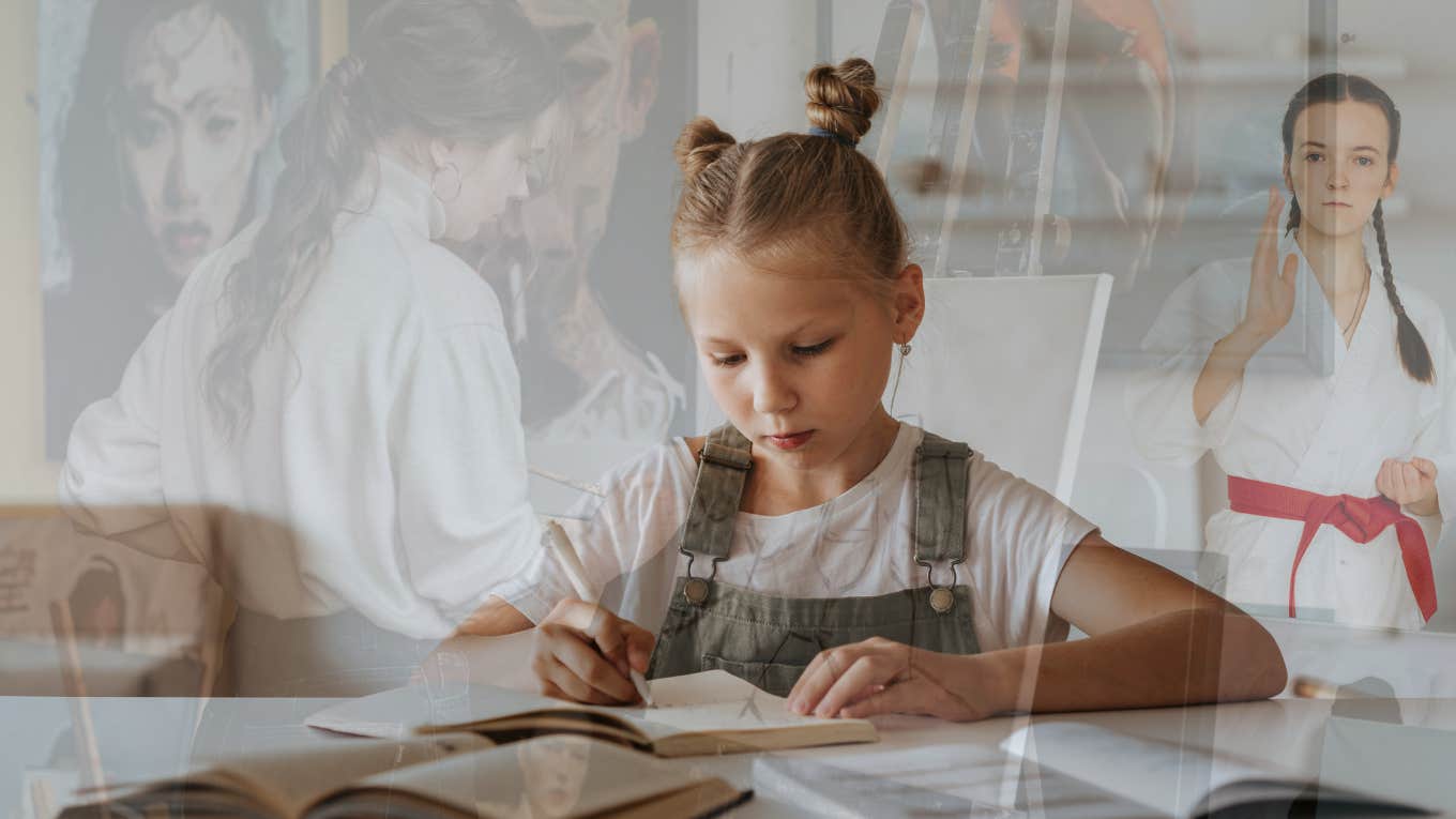 Invaluable Rules For My Daughter little girl working hard and dreaming big
