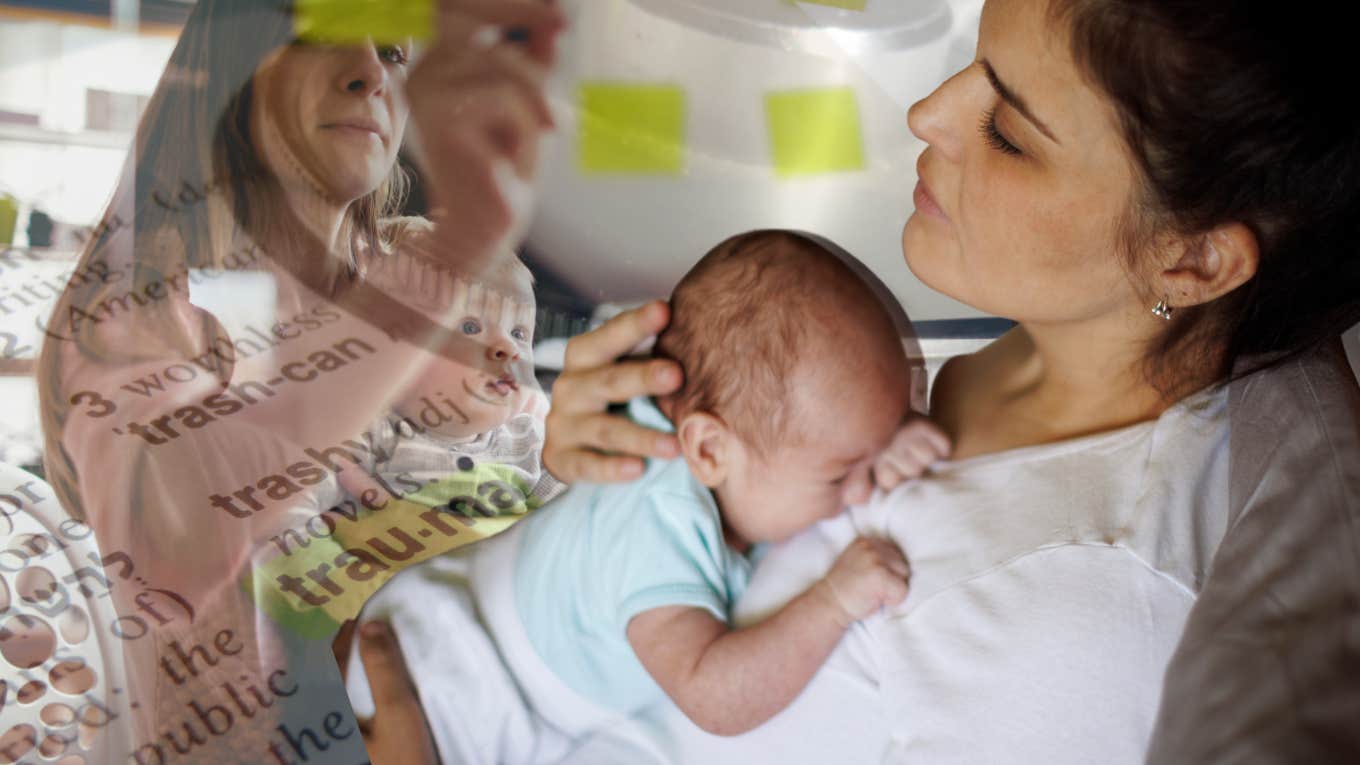 Invisible Wounds: Society’s Expectations For Women Post-Trauma Woman postpartum dealing with trauma the rest of the world sweeps under the rug