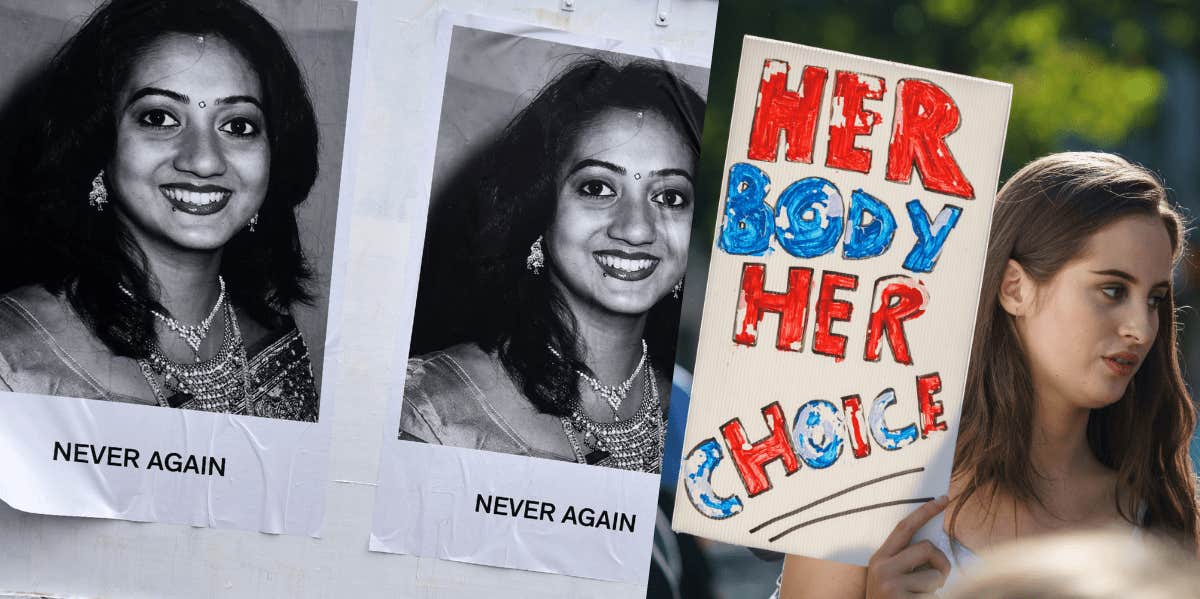 Savita Halappaanavar, abortion protest in Ireland