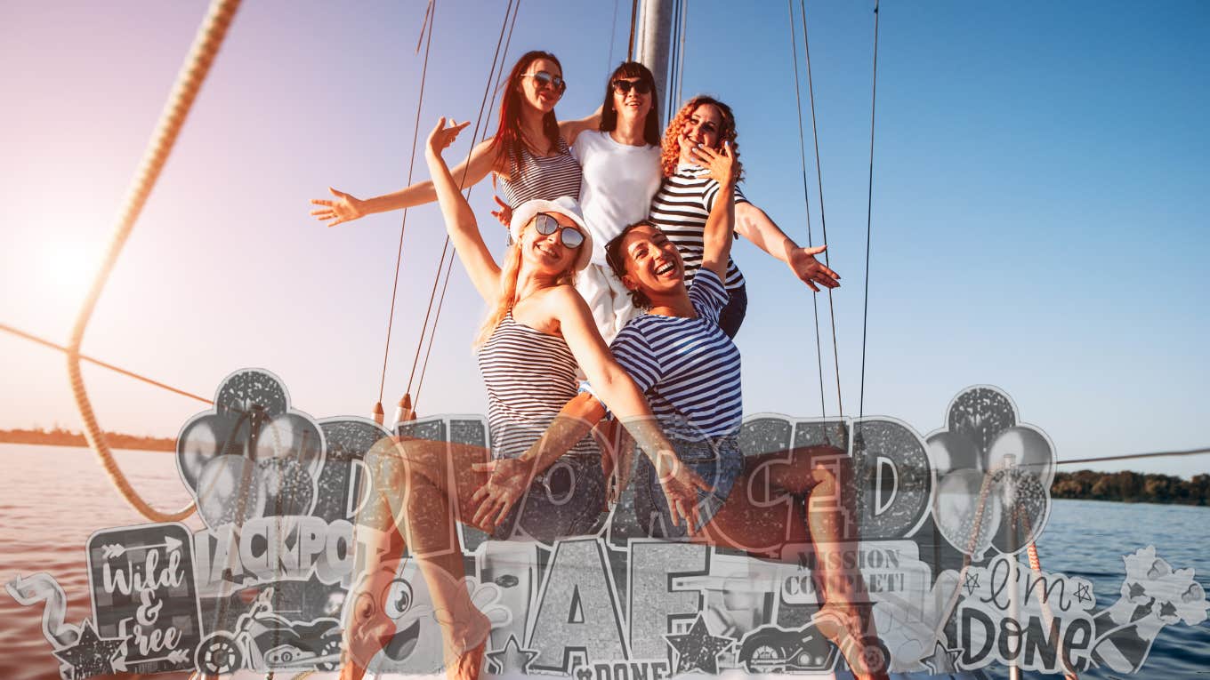 Is The Divorce Party Trend Healthy or Harmful? women celebrating friends divorce
