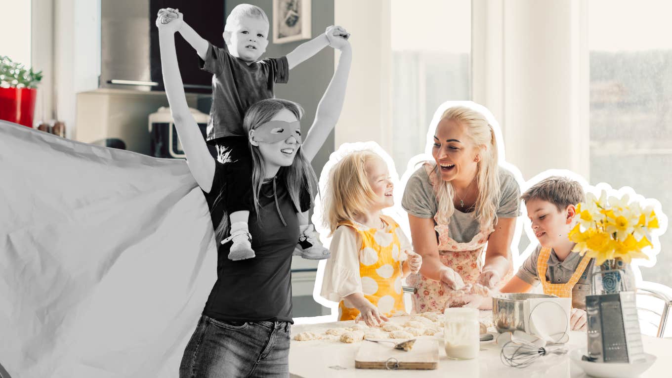 It’s Time To Kill The Supermom Woman doing it all in her household