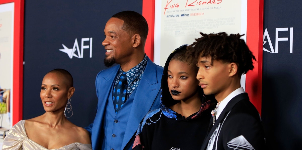 Jada Pinkett Smith, Will Smith, Jaden Smith, Willow Smith