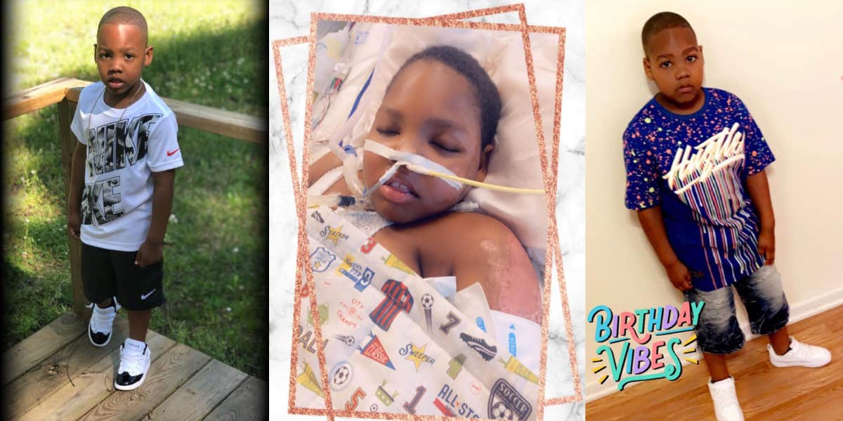 Parents Of An 8-Year-Old-Boy Want To Know How He Sustained Life-Threatening Burns At A Sleepover 8 years old boy in hospital bed with burns
