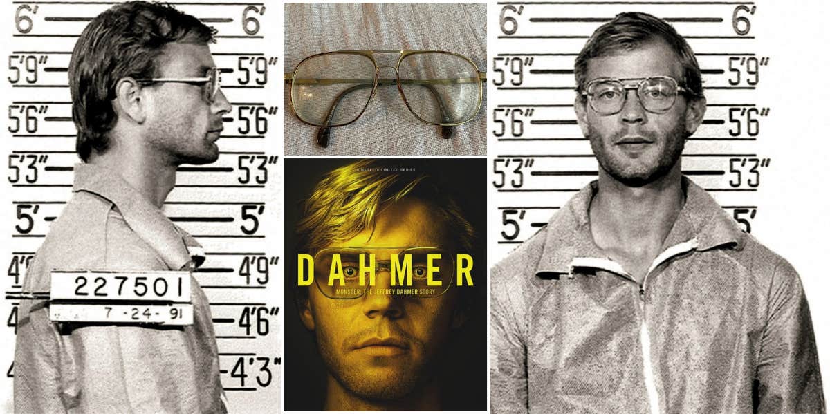 Jeffrey Dahmer's Infamous Glasses Are On Sale Alongside Other Murderer Memorabilia Jeffrey Dahmer, glasses