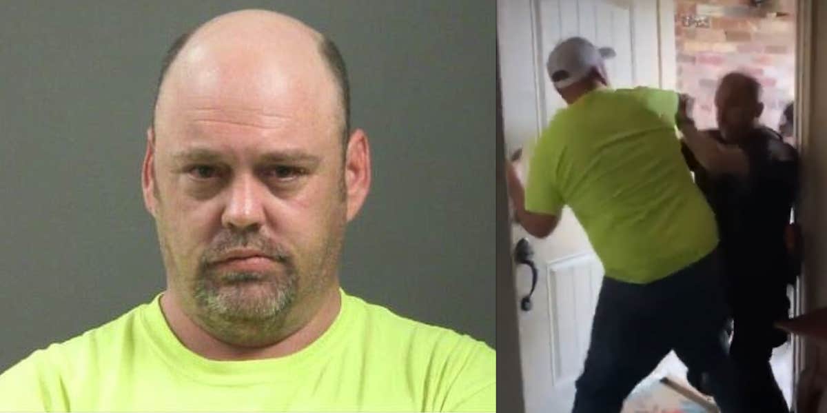 Arkansas Dad Arrested After Piercing His Teenage Son's Ear Jeremy Sherland