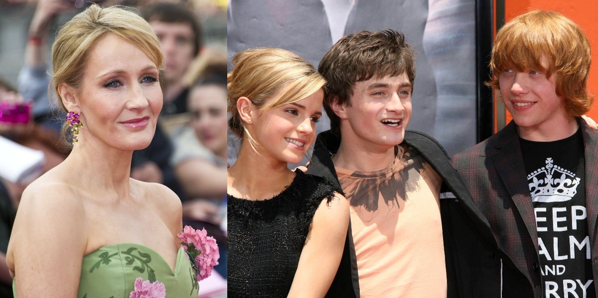 JK Rowling, Harry Potter cast