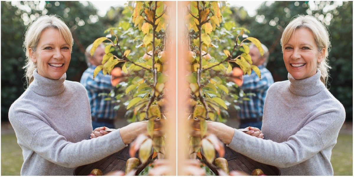 jobs for seniors older woman picking fruit