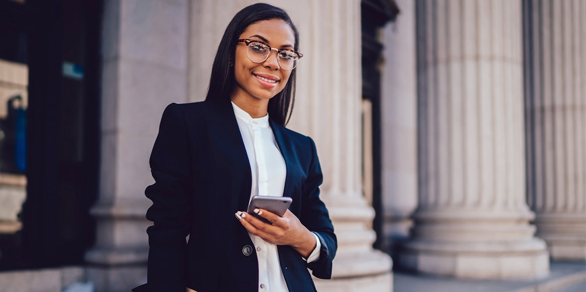 professional woman in business suit