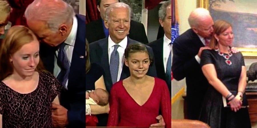What Did Joe Biden Do? Why Handsy Groping, Unwanted Contact & Inappropriate Touching Are Unacceptable What Did Joe Biden Do? Why Handsy Groping, Unwanted Contact & Inappropriate Touching Are Unacceptable