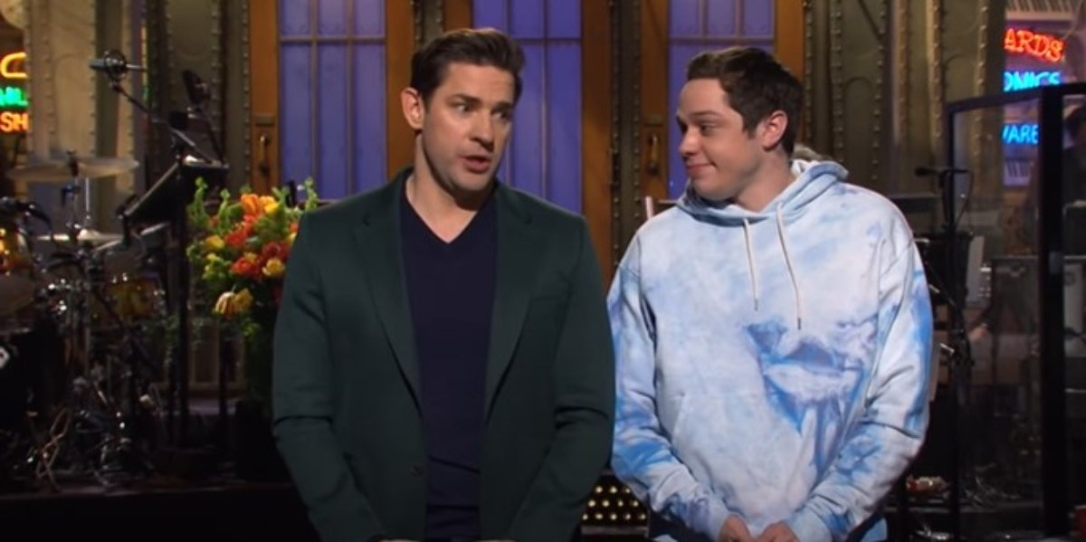 John Krasinski and Pete Davidson John Krasinski and Pete Davidson