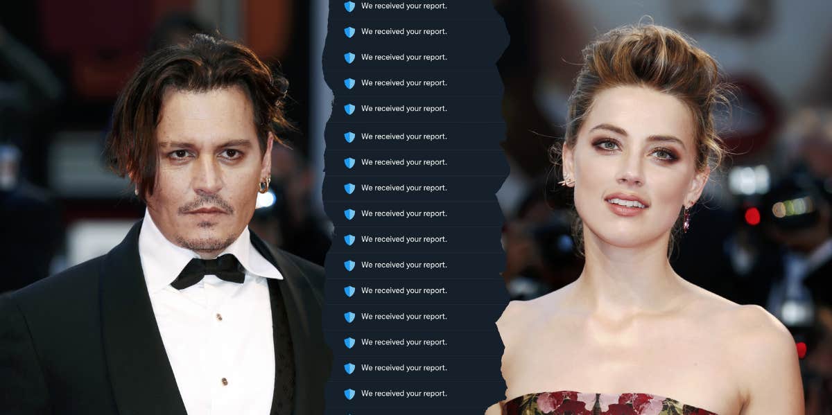Johnny Depp Fans Beg Amber Heard To Condemn #CutForAmber Twitter Trend Johnny Depp and Amber Heard