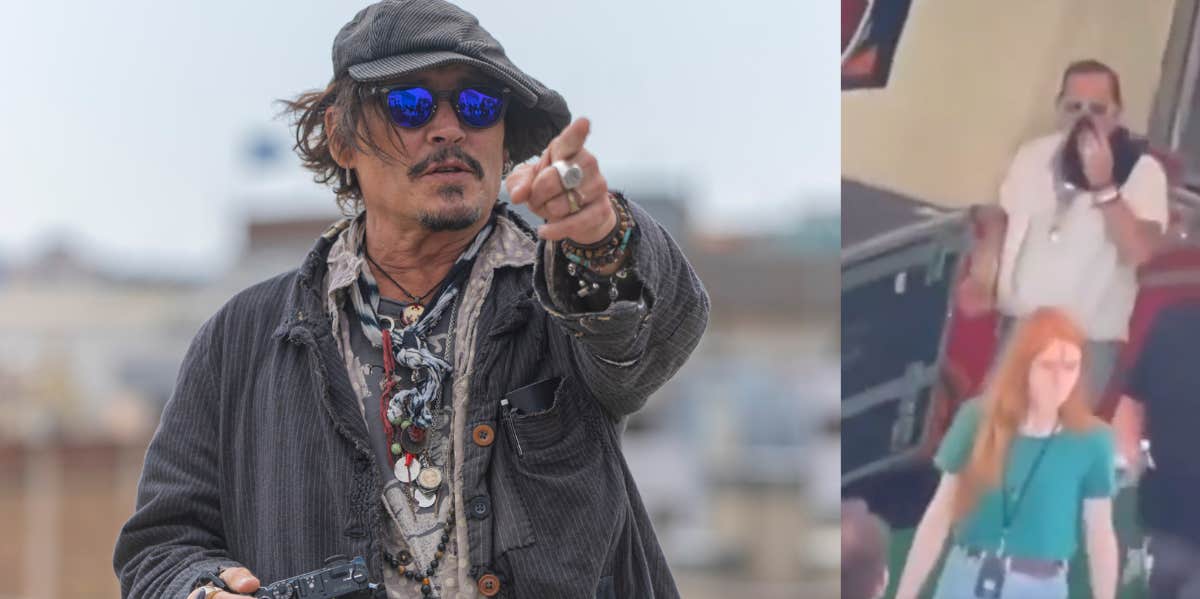 Johnny Depp, mystery woman