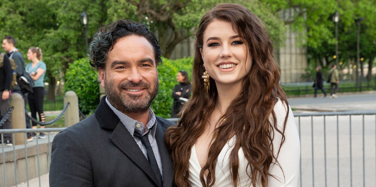 Johnny Galecki and Alaina Meyer Johnny Galecki and Alaina Meyer