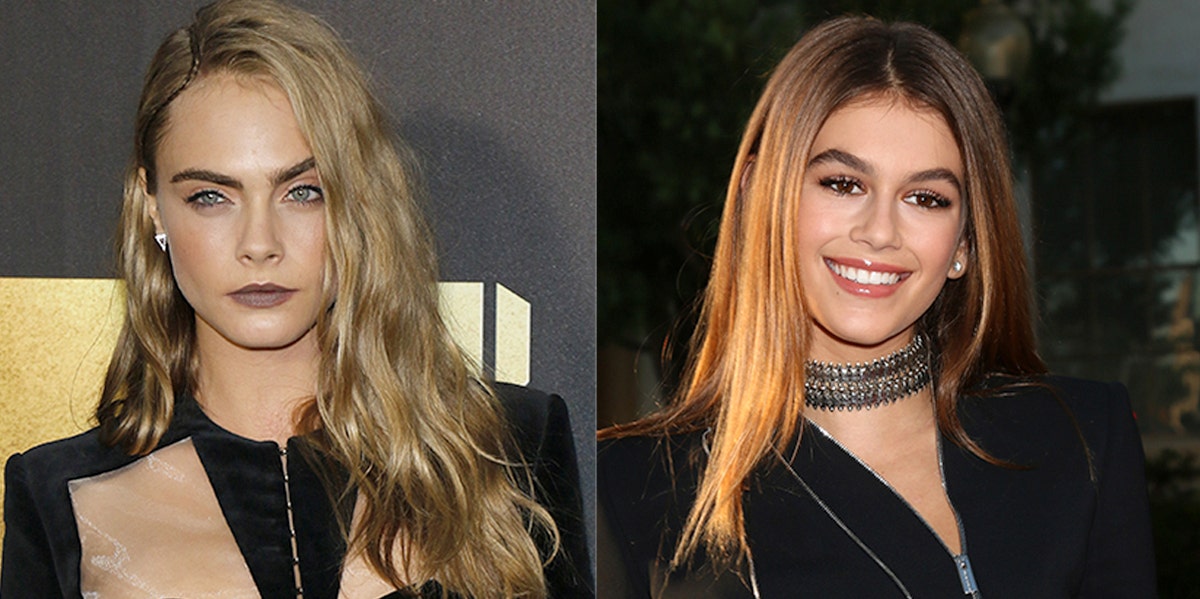 Kaia Gerber and Cara Delevingne Kaia Gerber and Cara Delevingne