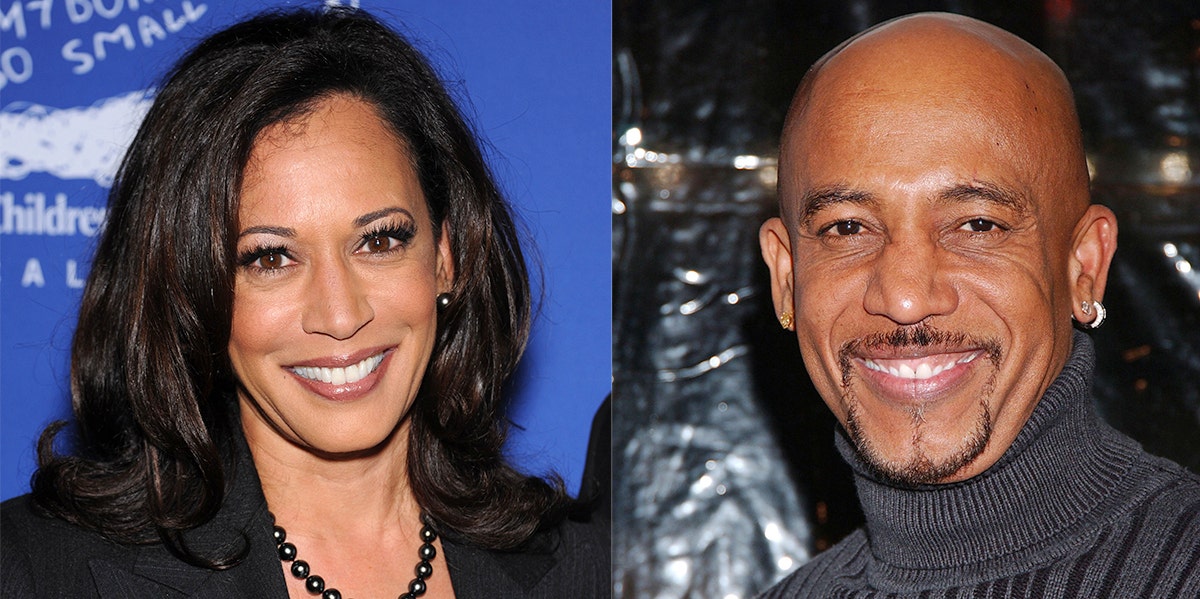 Kamala Harris and Montel Williams