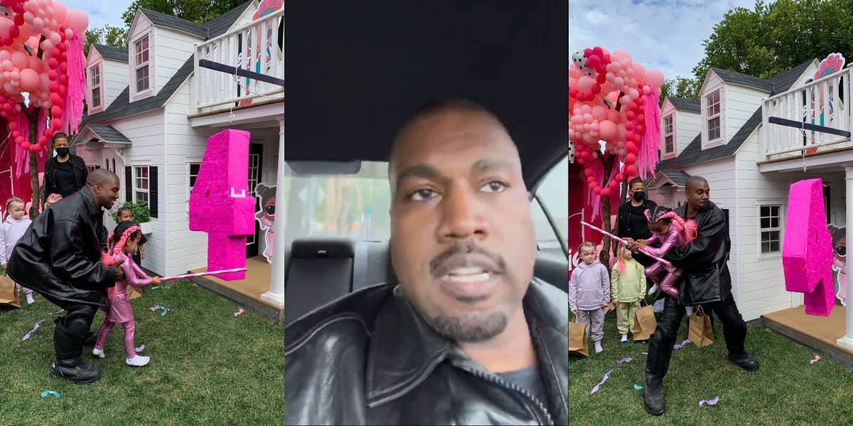 Kanye West Throws His Own Party For Chicago After He 'Wasn't Allowed' To Know Where Kim's Party Was Kanye West and Chicago