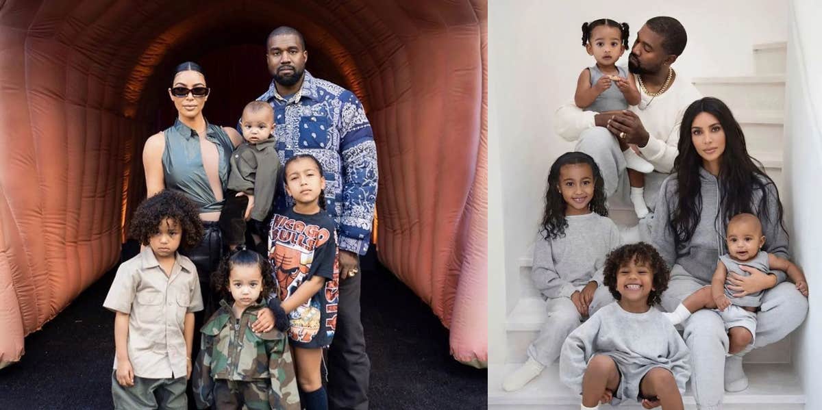 Kanye West Believes 'Fake Children' Were Planted In His House To Manipulate His Kids Kanye West, Kim Kardashian, children