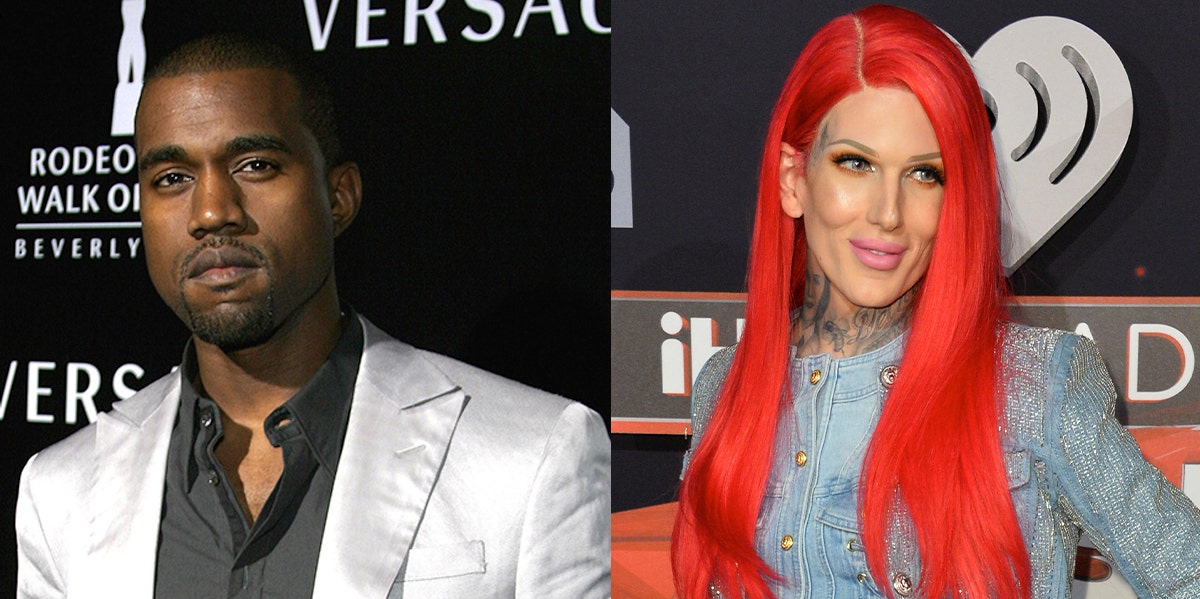Kanye West and Jeffree Star Kanye West and Jeffree Star