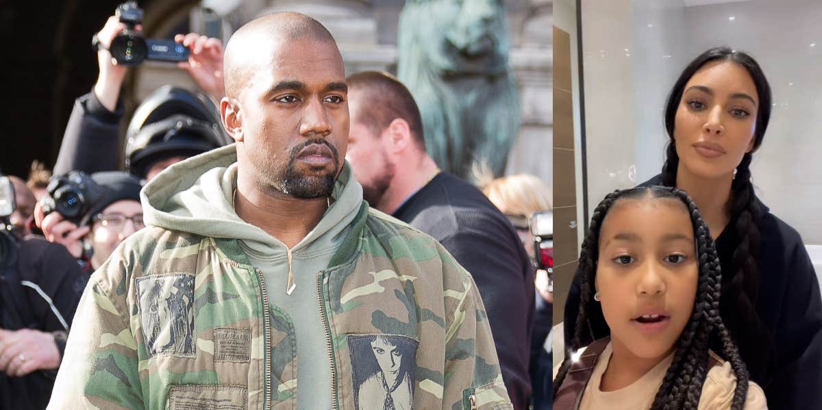 Kim Kardashian Responds After Kanye West Blast Her Over North’s TikTok Kanye West, Kim Kardashian, North West