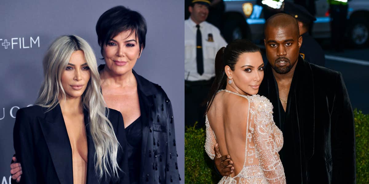 Kim Kardashian, Kris Jenner, Kanye West