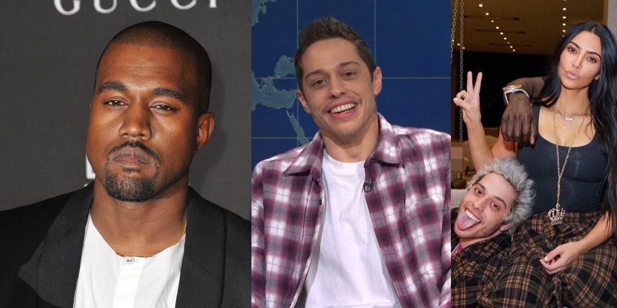 Kanye West, Pete Davidson, Kim Kardashian