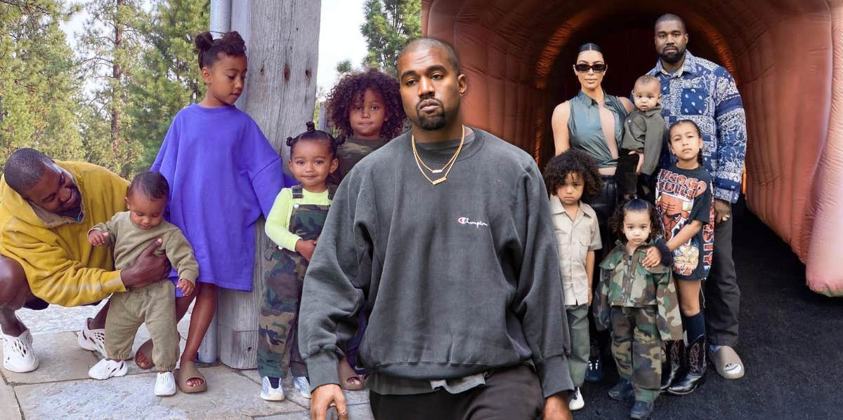 Kanye West, Kim Kardashian, North West, Saint West, Chicago West, Psalm West