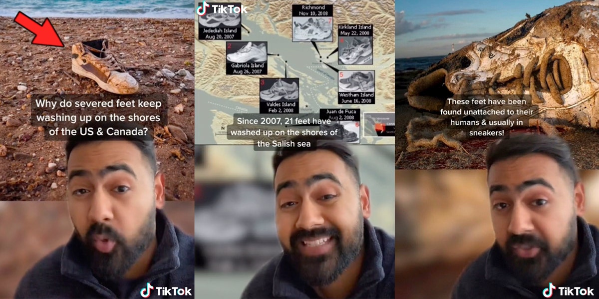 Why Do Feet In Shoes Wash Up On Shores? Doctor Explains Mystery Of Severed Feet Dr Karan Raj TikTok Severed Human Feet