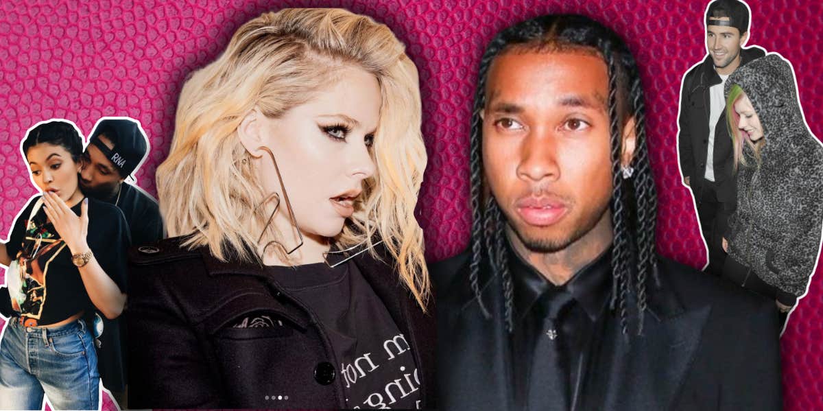 Kylie Jenner, Avril Lavigne, Tyga and Brody Jenner