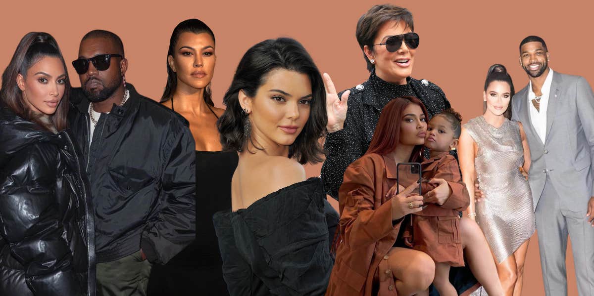 Kim Kardashian, Kanye West, Kourtney Kardashian, Kendall Jenner, Kris Jenner, Kylie Jenner, Stormi Webster, Khloe Kardashian, Tristan Thompson
