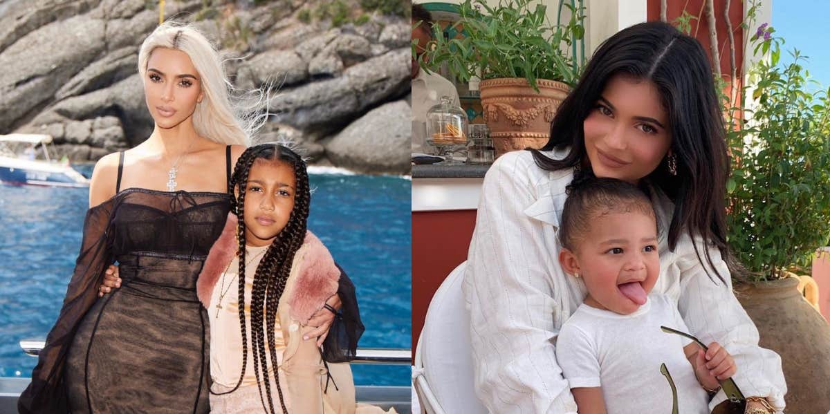 Kim Kardashian, North West, Kylie Jenner, Stormi Webster