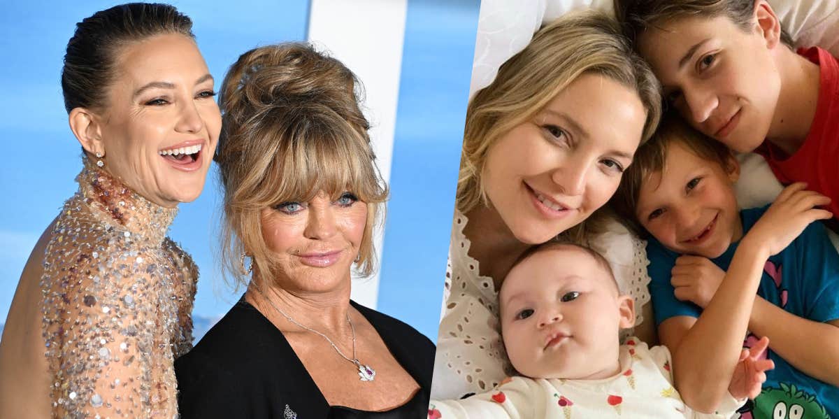 Kate Hudson Says She Couldn't Rely On Her Mom, Goldie Hawn, For Help When She Was A Single Mom & Would Have Been 'Screwed' Without Her Staff Kate Hudson, Goldie Hawn, Ryder Robinson, Bingham Hawn Bellamy, Rani Rose Hudson Fujikawa