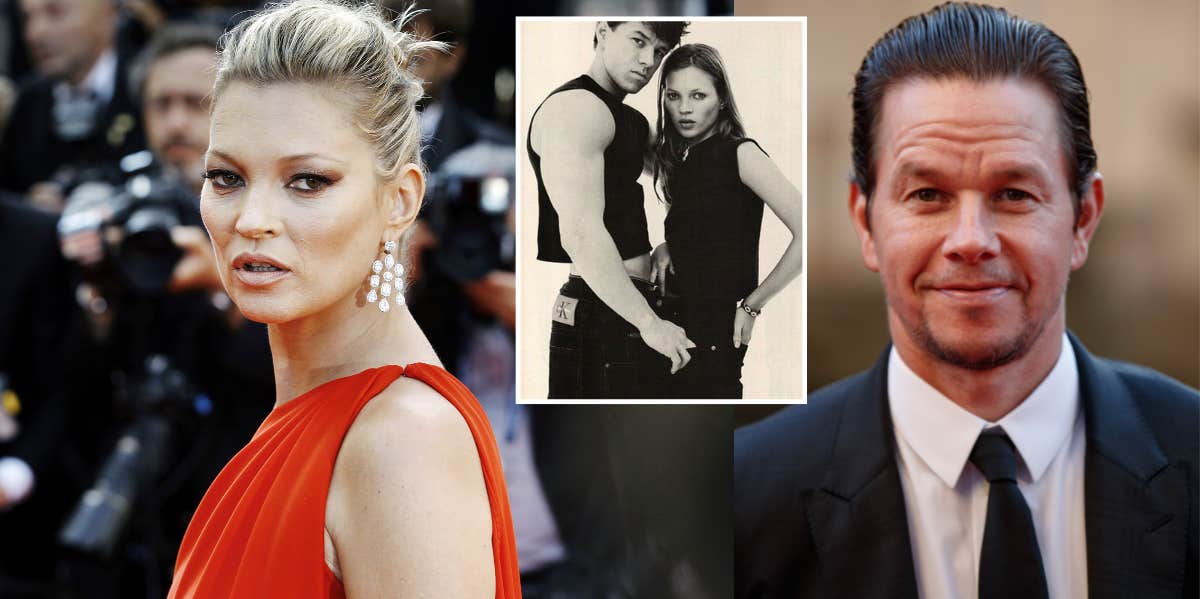 Why Kate Moss Was 'Scared' During Calvin Klein Shoot With Mark Wahlberg |  YourTango