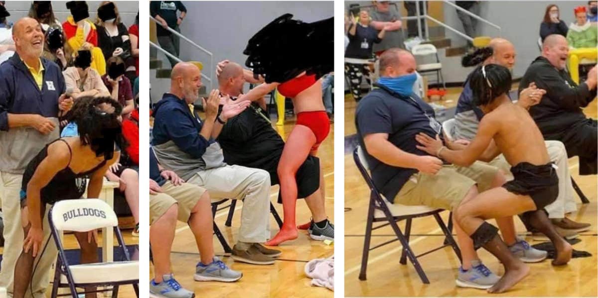 Kentucky High School Investigated After Students Wear Hooters Outfits & Perform Lap Dances At Homecoming Kentucky school investigated for lapdances and hooter outfits