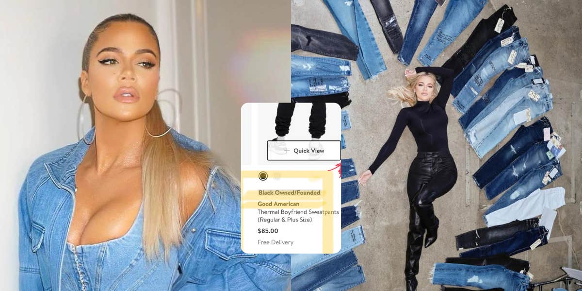 Nordstrom Lists Khloé Kardashian's Good American In Their 'Black-Owned'  Section & Fans Are Livid