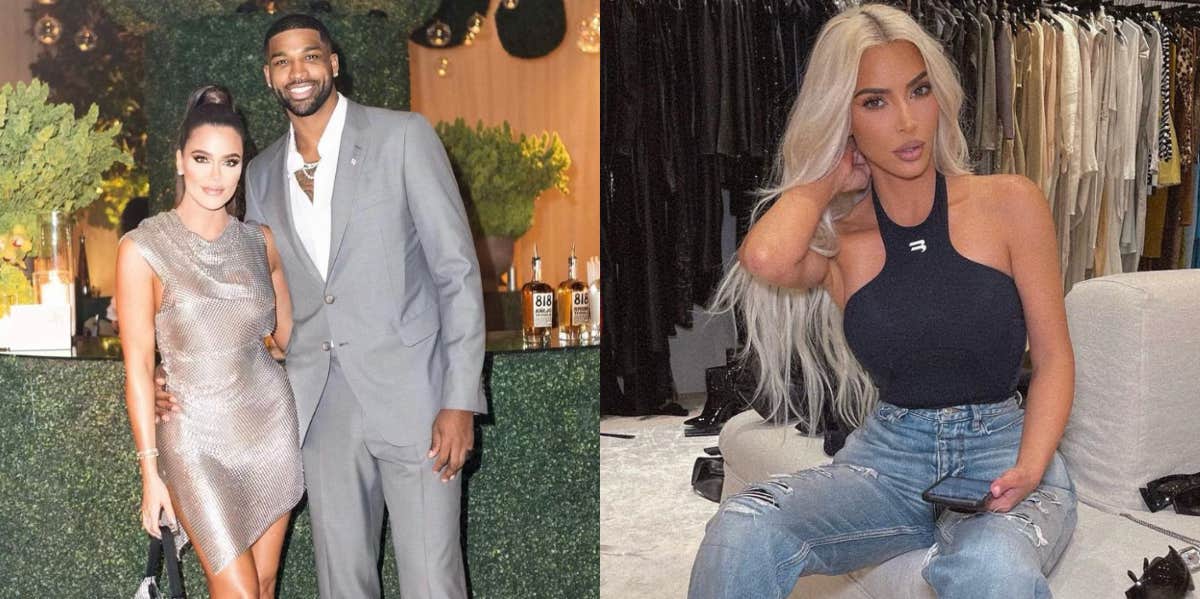 Khloe Kardashian, Tristan Thompson, Kim Kardashian