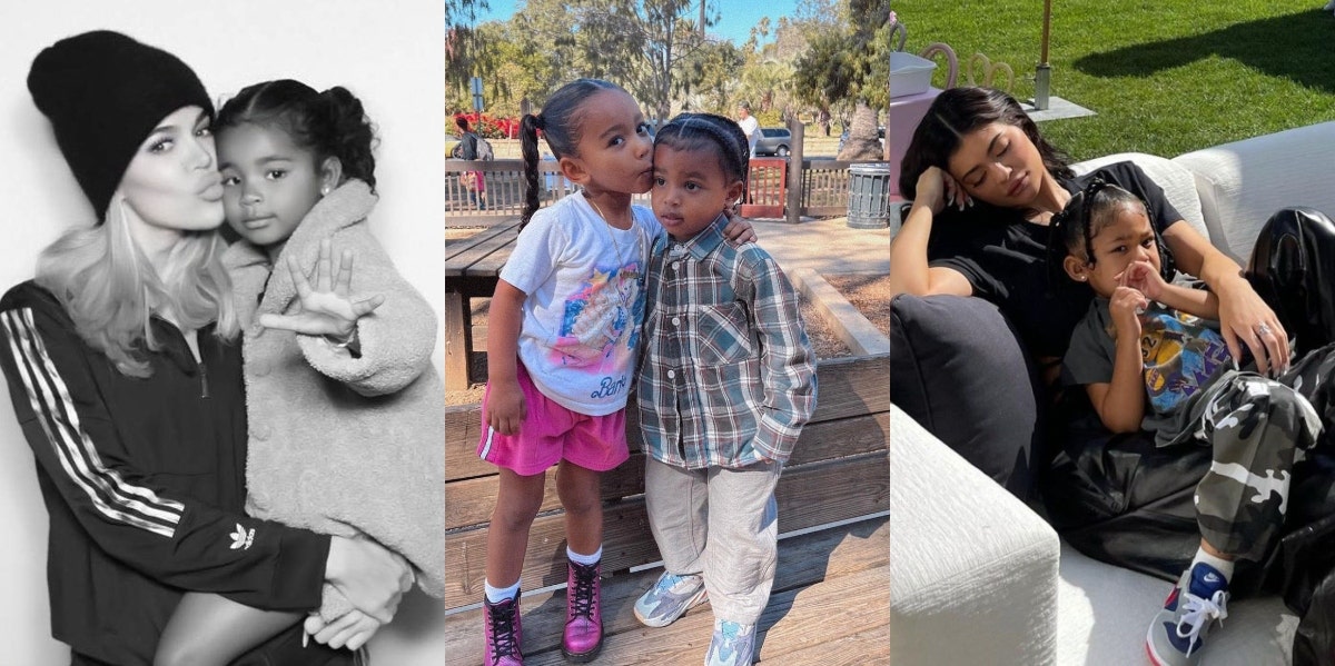 Khloe Kardashian, True Thompson, Chicago West, Psalm West, Kylie Jenner, Stormi Webster