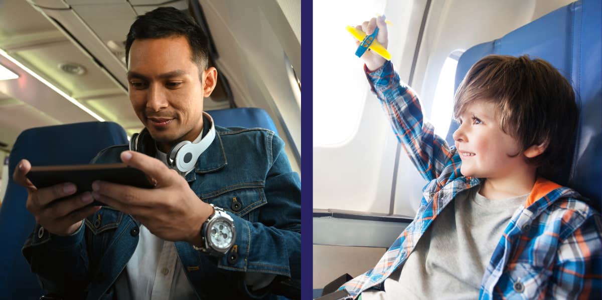 Mom Tells A Stranger On A Plane It's His Fault Her Son Burst Into Tears plane, passenger, movie