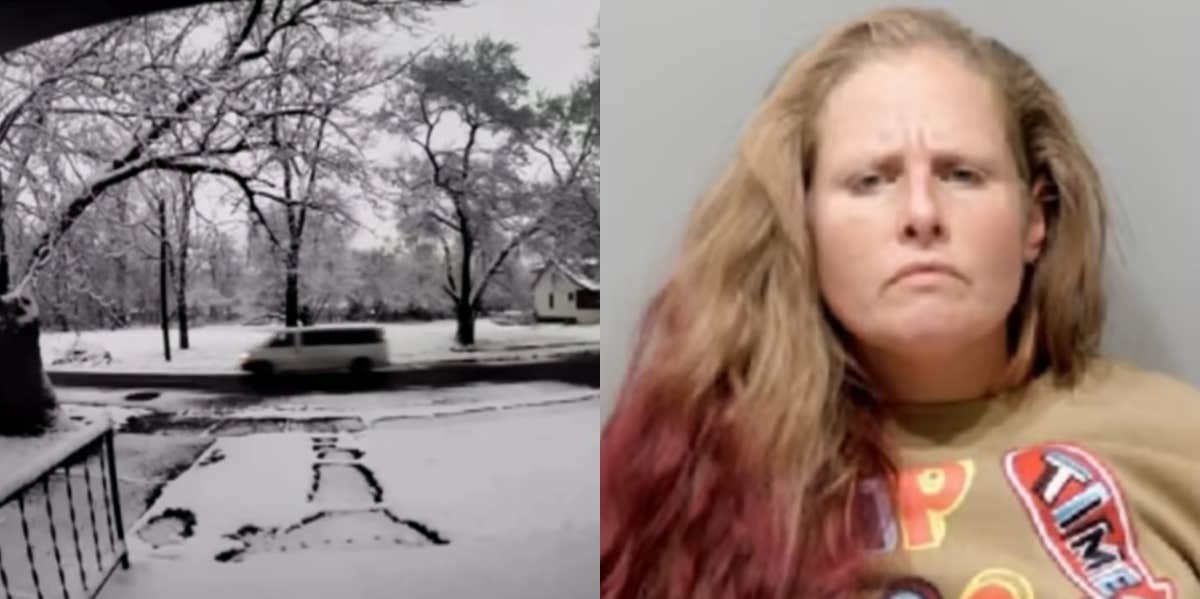 Alleged Kidnapper Caught On Camera Abducting Four Siblings On Their Way To School Video of Stephanie Marie Binder kidnapping children