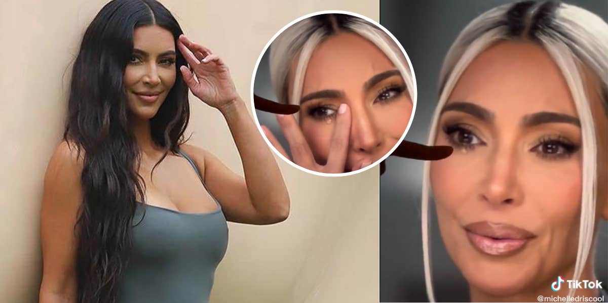 Fans Spot ‘Fake Tear’ On Kim Kardashian’s Face During Hulu Show Kim Kardashian