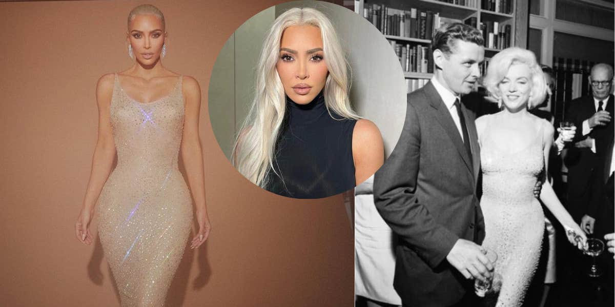 Designer Bob Mackie Says Kim Kardashian Wearing Marilyn Monroe's Gown At Met Gala Was A Mistake Kim Kardashian, Marilyn Monroe, Met Gala dress