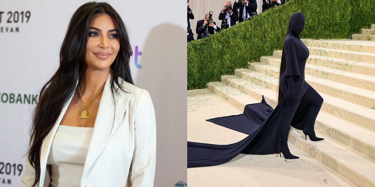 Kim Kardashian wears Demna Gvasalia's look at 2021 Met Gala