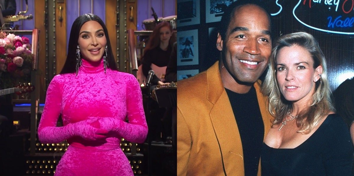 What Did Kim Kardashian Say About O.J. Simpson On SNL? Kim Kardashian OJ Simpson Nicole Brown