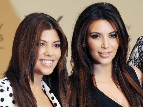 Kim Kardashian & Kourtney Kardashian