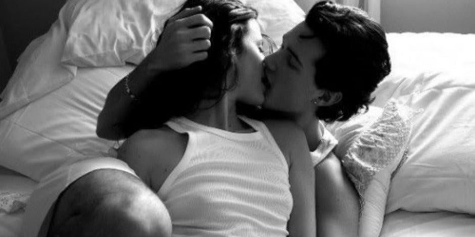 couple kissing in bed couple kissing in bed