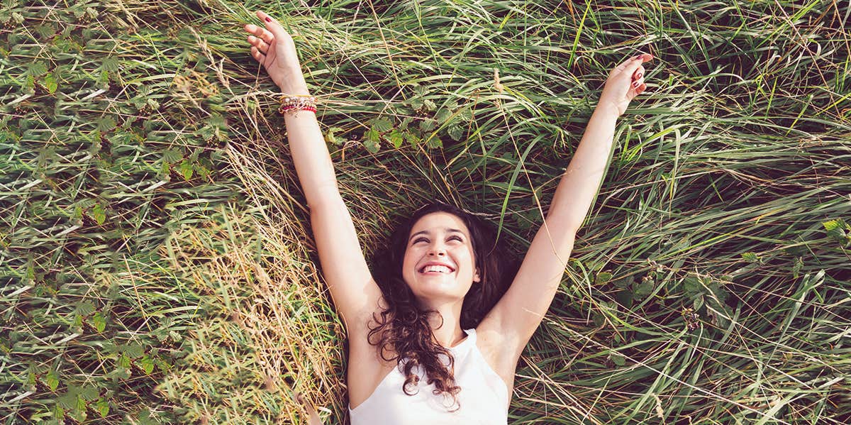 The Power And Value Of Knowing Your Own Strength happy woman