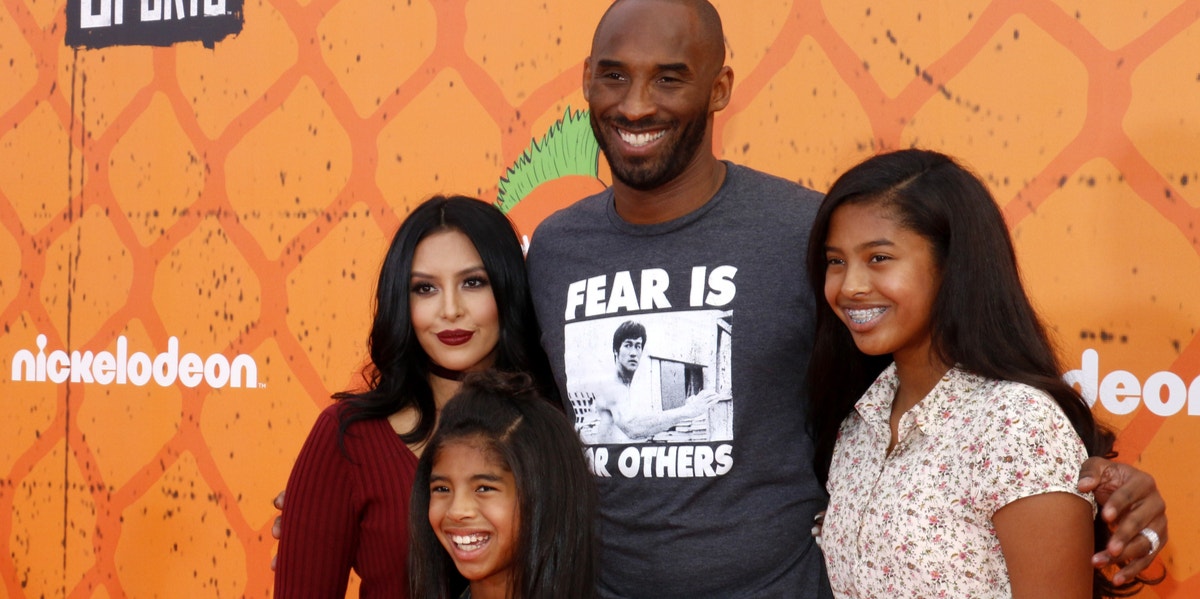 Kobe Bryant, Vanessa Bryant, Gianna Bryant and Natalia Bryant 