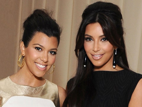 Kourtney Kardashian & Kim Kardashian