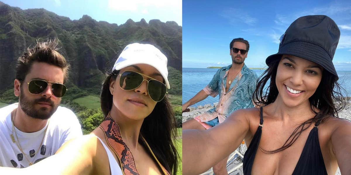 Kourtney Kardashian and Scott Disick keeping close but Kim's