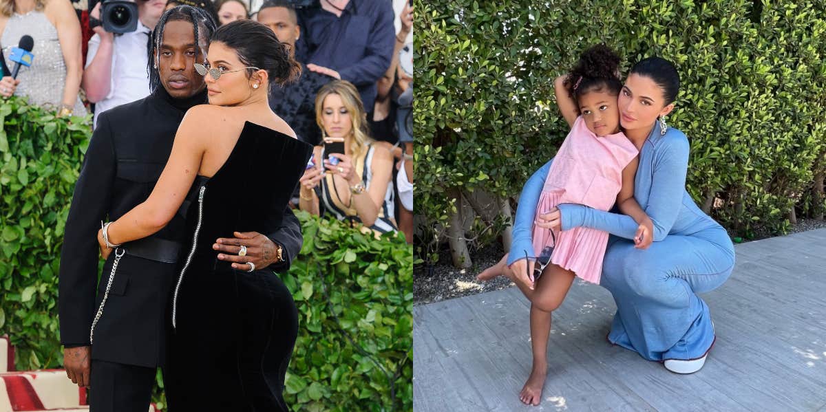 Fans Express Concern After Kylie Jenner 'Snubs' Newborn Son On Mother's Day Kylie Jenner, Travis Scott, and Stormi Webster